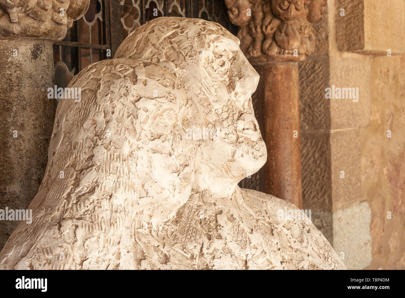 Sculpture at the Chateau de la Napoule, Mandelieu-la-Napoule, Var, Provence-Alpes-Cote d`Azur, France, Europe Stock Photo